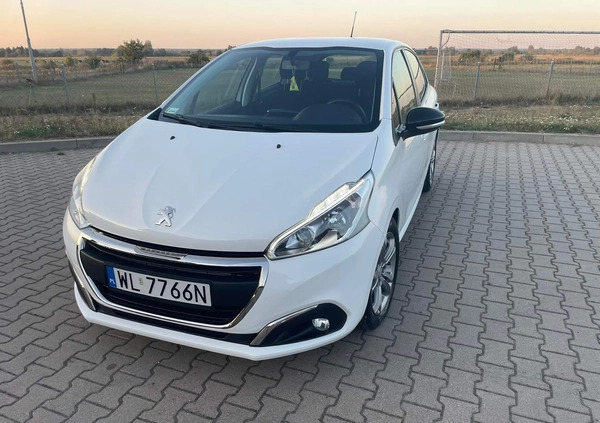 Peugeot 208 cena 26900 przebieg: 164000, rok produkcji 2015 z Działdowo małe 277